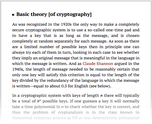 Basic theory [of cryptography]