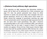 [Patterns from] arbitrary digit operations