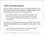  Rule 110 Turing machines