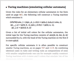  Turing machines [emulating cellular automata]