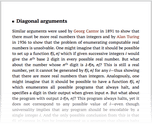 Diagonal arguments
