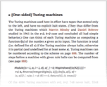 [One-sided] Turing machines