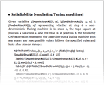 Satisfiability [emulating Turing machines]