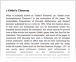 Gödel's Theorem