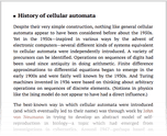 History of cellular automata