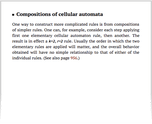 Compositions of cellular automata