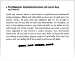 Mechanical implementation [of cyclic tag systems]