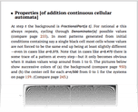 Properties [of addition continuous cellular automata]