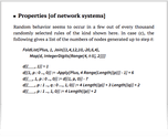 Properties [of network systems]