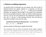 Pattern-avoiding sequences