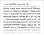 Inverse [cellular automaton] rules