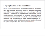 My explanation of the Second Law