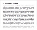 Definitions of distance