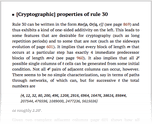 [Cryptographic] properties of rule 30