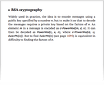 RSA cryptography