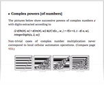 Complex powers [of numbers]