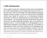 DNF minimization