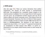 GCD array