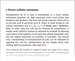 Power cellular automata