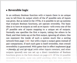 Reversible logic