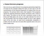 Games between programs