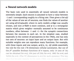 Neural network models