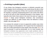 Evolving to predict [data]