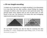 2D run-length encoding