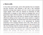 Nerve cells