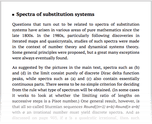 Spectra of substitution systems