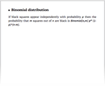 Binomial distribution