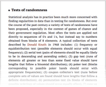 Tests of randomness