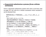 Sequential substitution systems [from cellular automata]