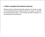 Other examples [of minimal systems]