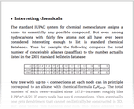 Interesting chemicals