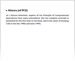 History [of PCE]