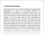 Intermediate degrees