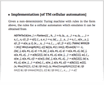 Implementation [of TM cellular automaton]