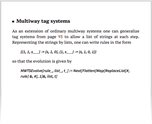 Multiway tag systems