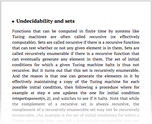 Undecidability and sets