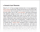 Fermat's Last Theorem