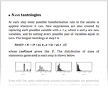 Nand tautologies