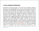 Non-standard arithmetic