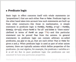 Predicate logic