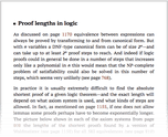 Proof lengths in logic