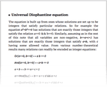 Universal Diophantine equation