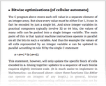 Bitwise optimizations [of cellular automata]