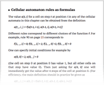 Cellular automaton rules as formulas