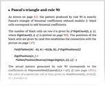 Pascal's triangle and rule 90