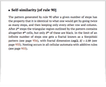 Self-similarity [of rule 90]